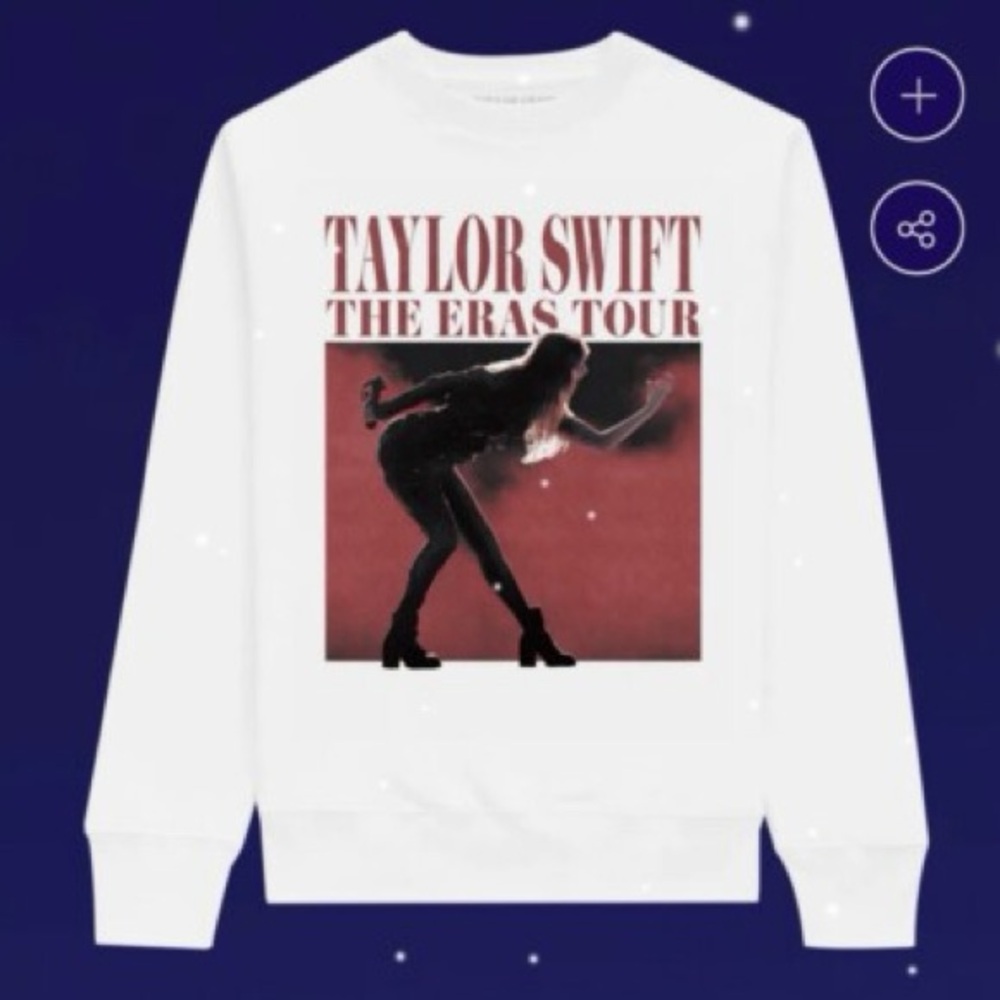 Taylor Swift Eras Tour official reputation era crewneck
